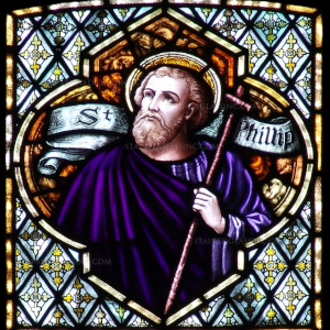 saint philip stained glass