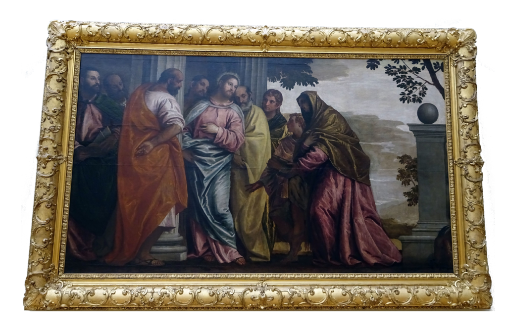 christ meeting the wife and the sons of zebedee